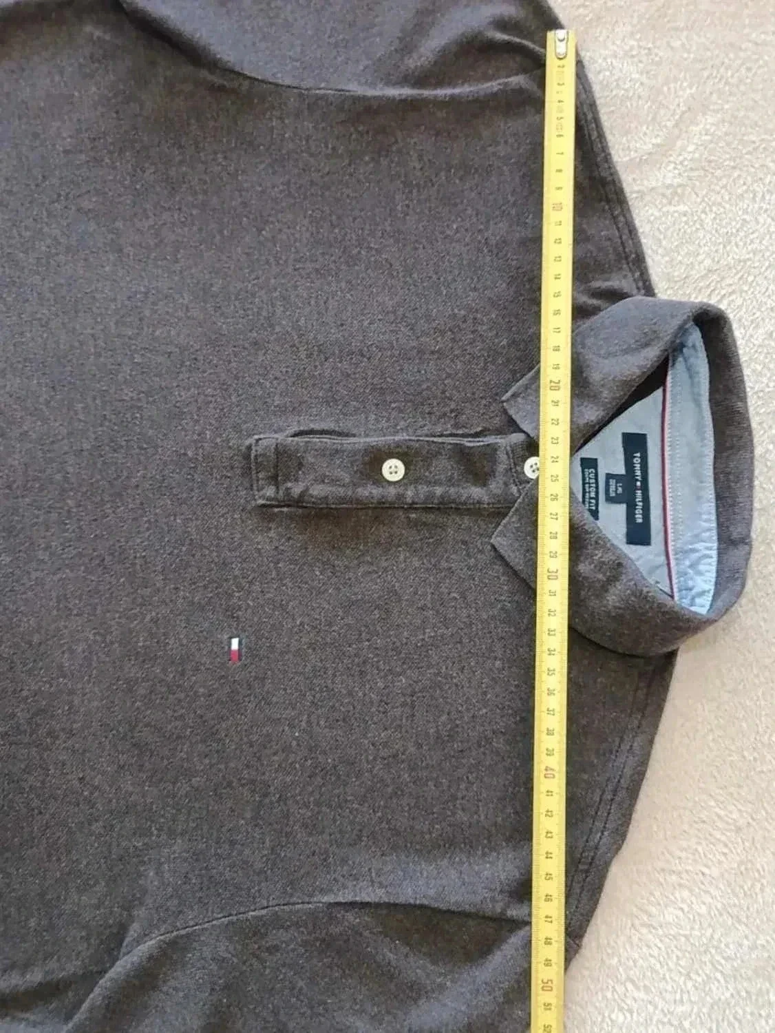 Polo Tommy Hilfiger marrom mescla Tamanho L – photo 15